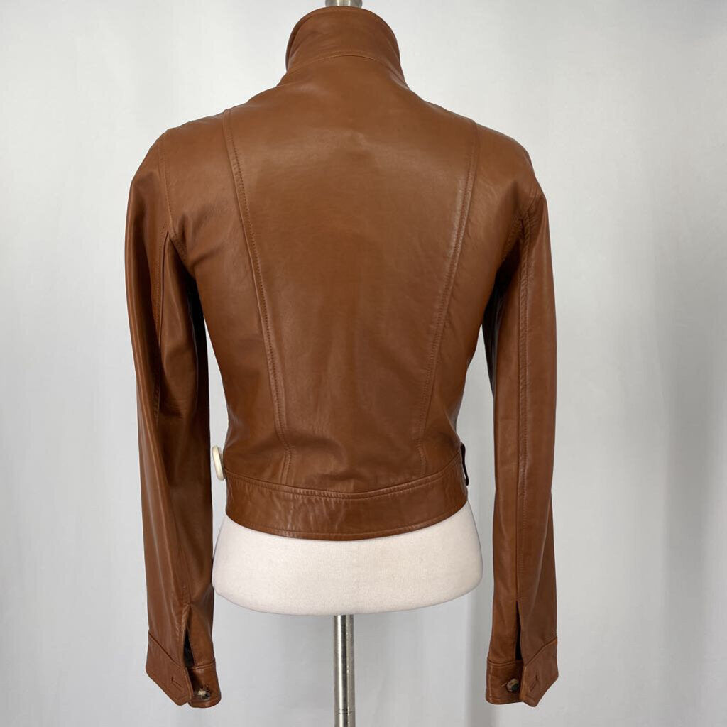 Lauren Leather Bomber AS IS