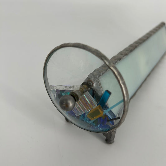 Footed Stained Glass Kaleidoscope
