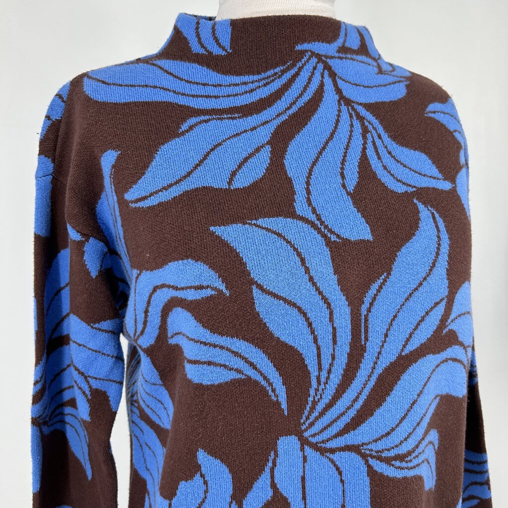 Ann Taylor 3/4 Slv Floral Sweater