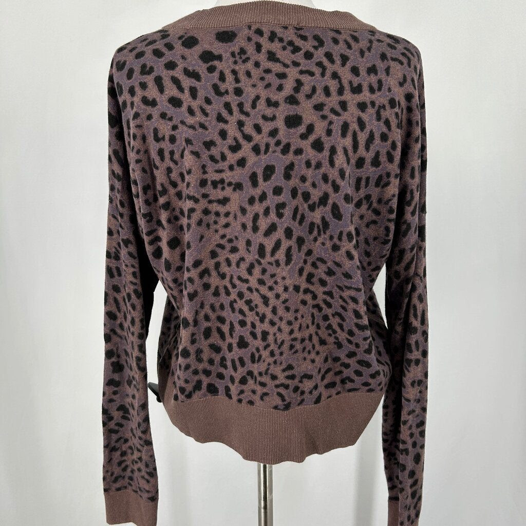 Sanctuary L/s Animal Print Cardigan