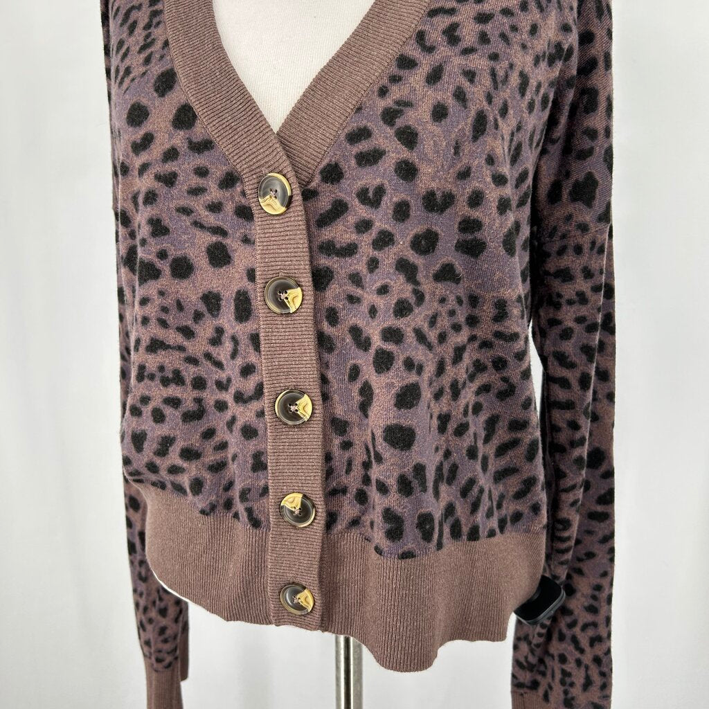 Sanctuary L/s Animal Print Cardigan