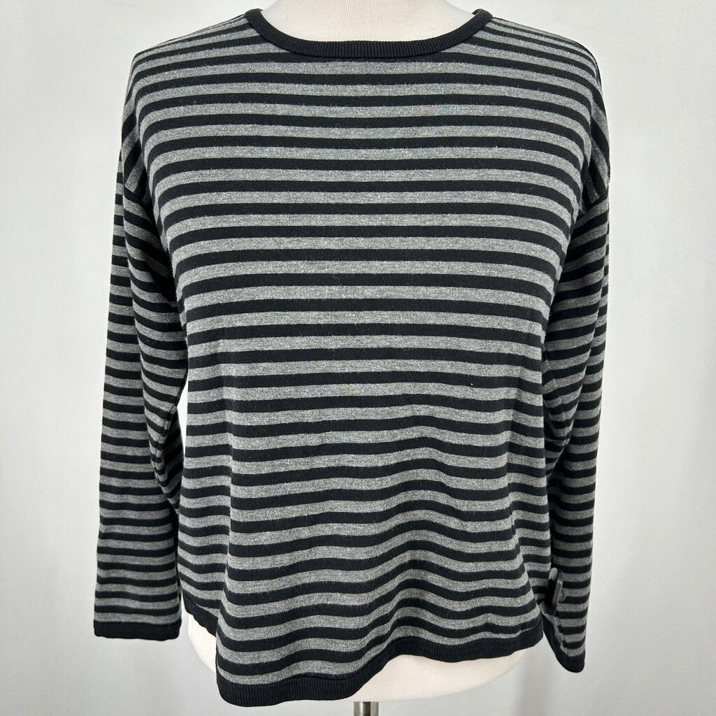 Eileen Fisher L/s Striped Pullover