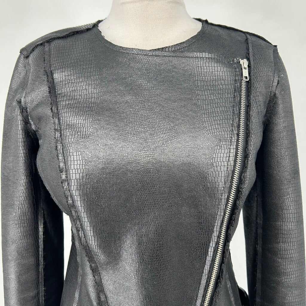 YKK Faux Leather Jacket