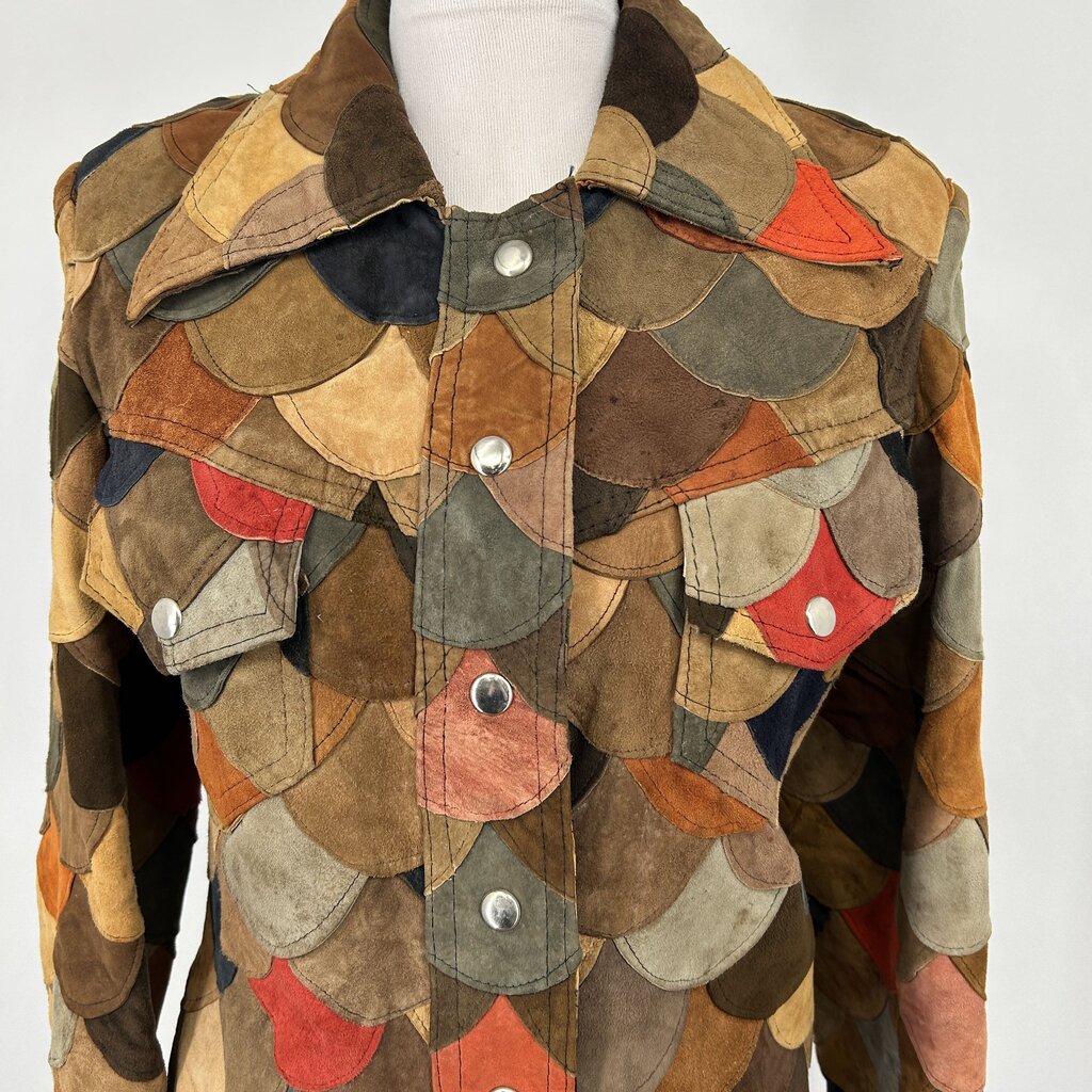 VTG Suede Patchwork Jacket AS IS