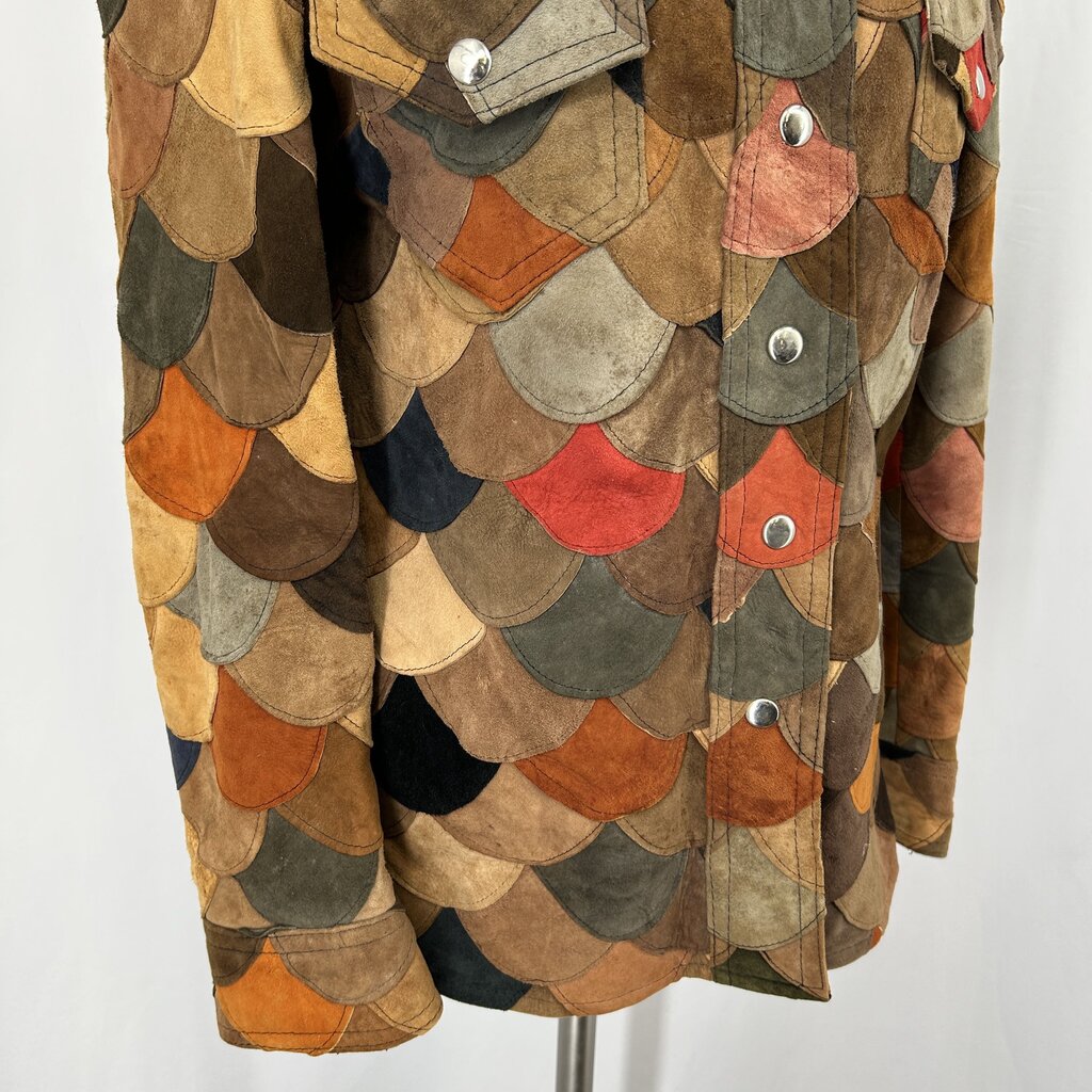 VTG Suede Patchwork Jacket AS IS