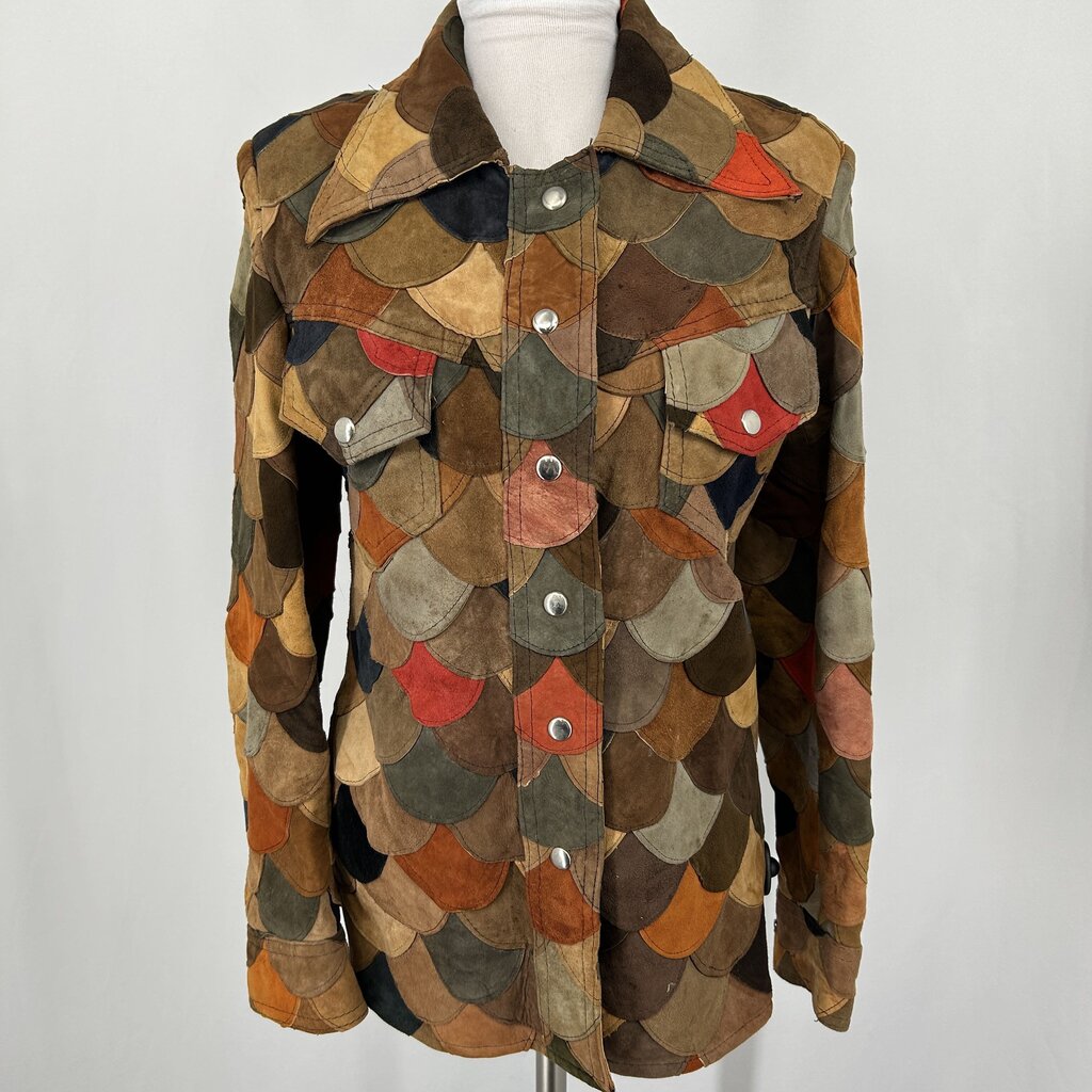 VTG Suede Patchwork Jacket AS IS
