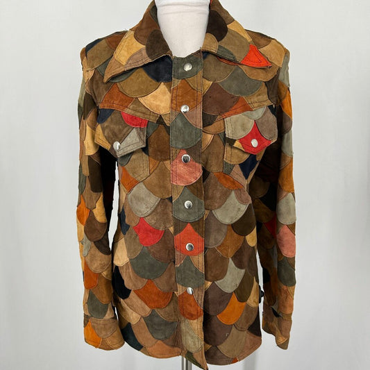 VTG Suede Patchwork Jacket AS IS