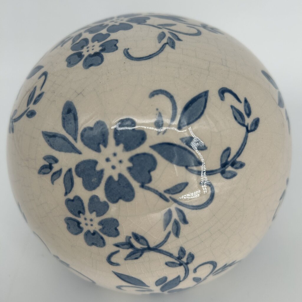 Ceramic Floral Orb