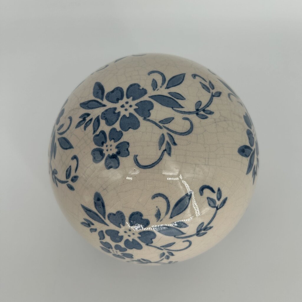 Ceramic Floral Orb