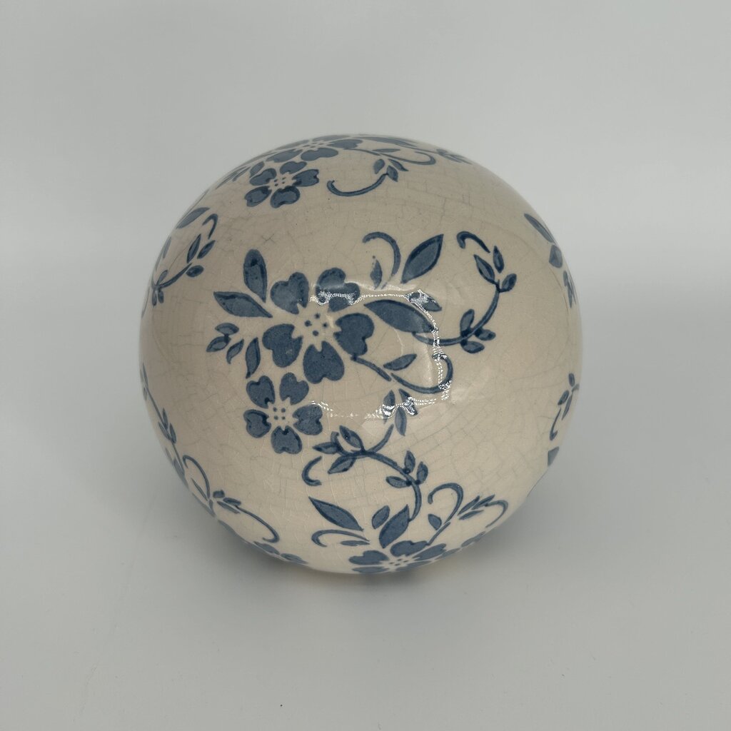 Ceramic Floral Orb