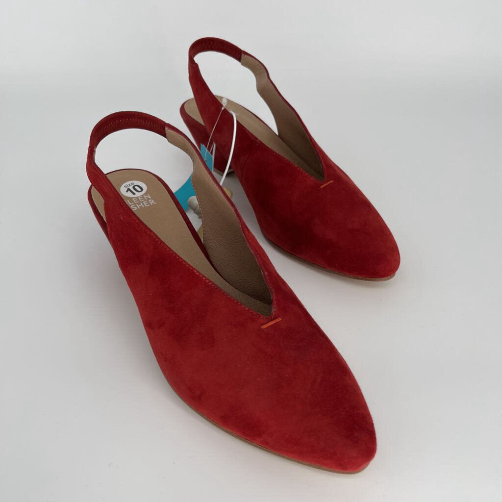 Eileen Fisher Suede Pointy Toe Shoes