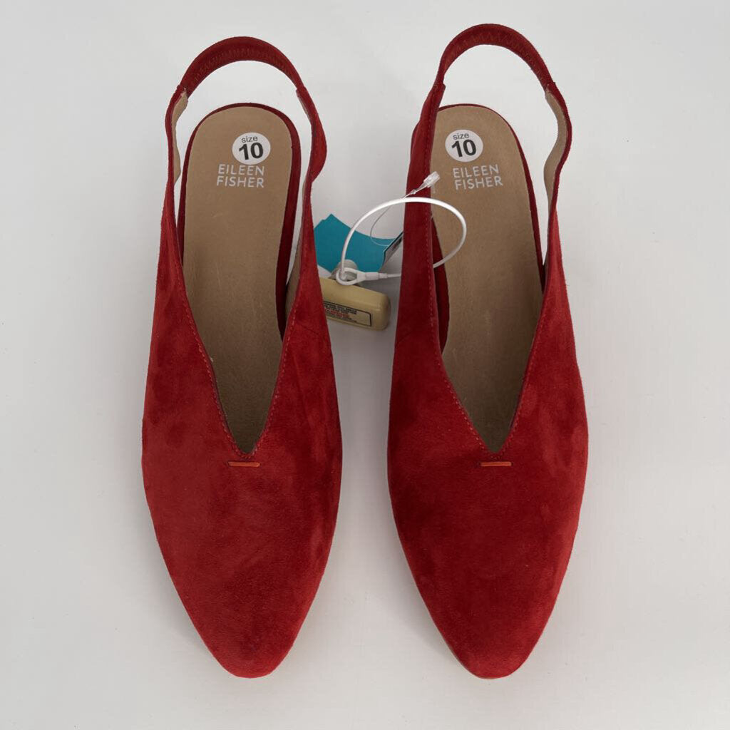 Eileen Fisher Suede Pointy Toe Shoes