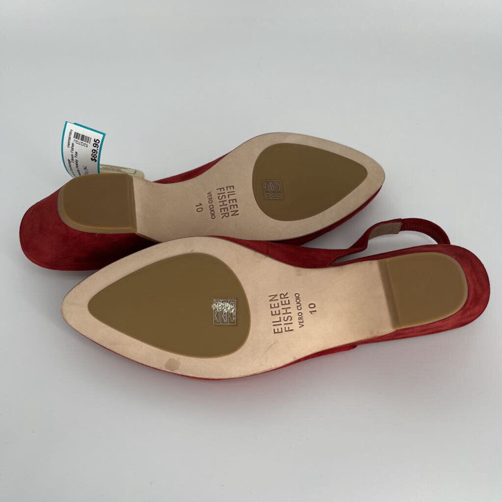Eileen Fisher Suede Pointy Toe Shoes