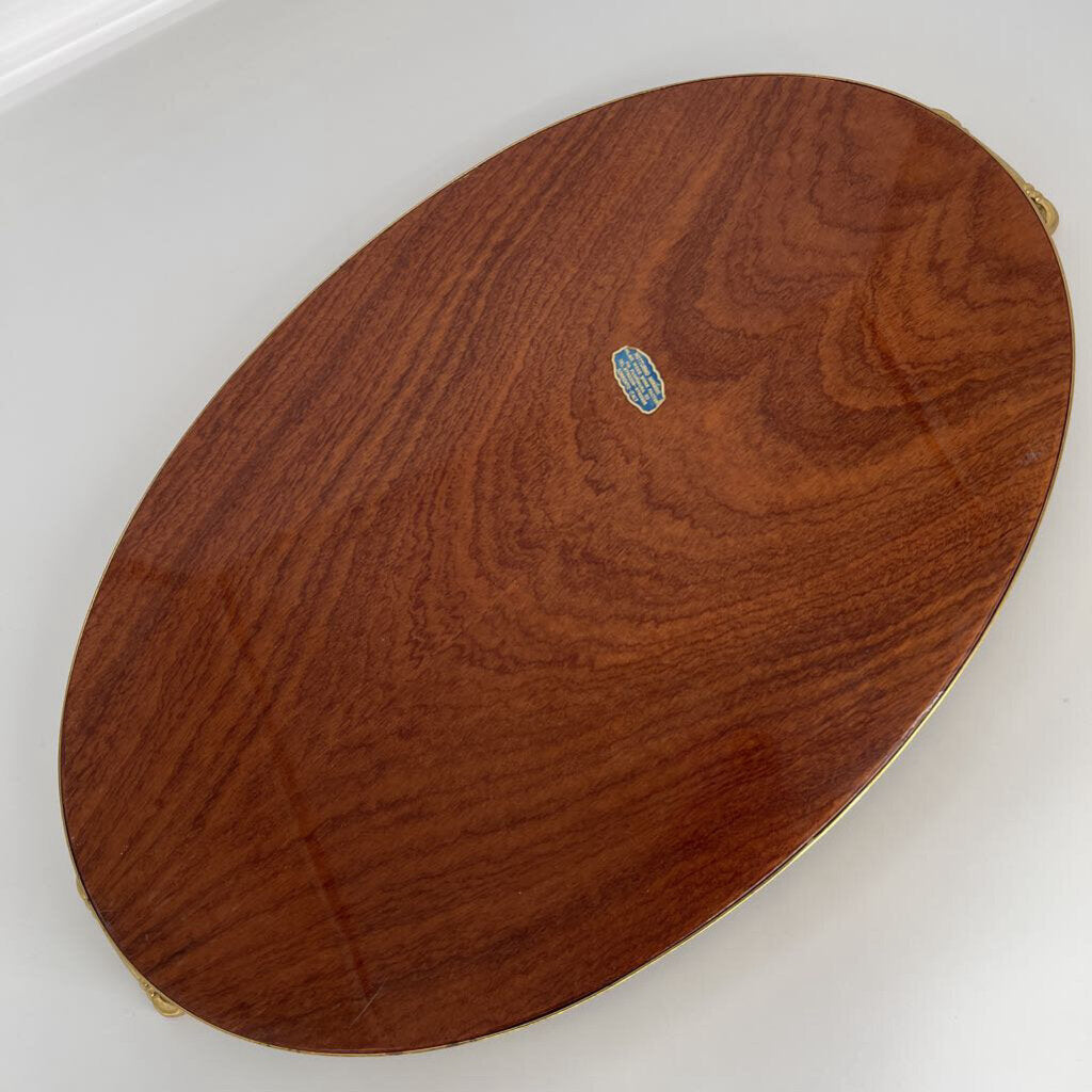Oval Shaped Floral Tray