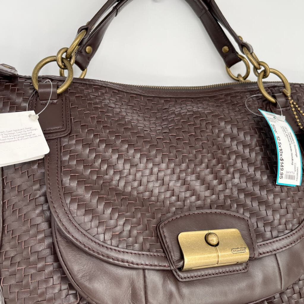 Coach Woven Kristin Handbag