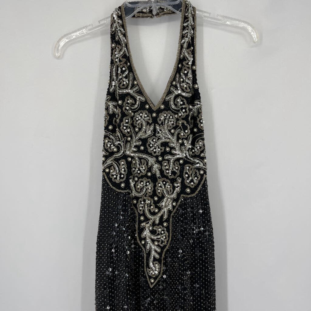 Ibiza Beaded Evening Dress AS IS