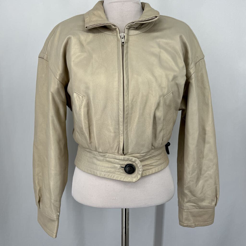 Vericci Leather Bomber Jacket