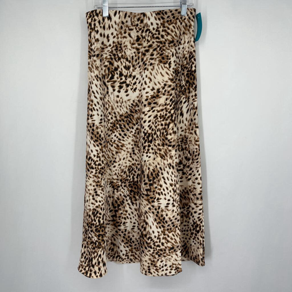 Loft Animal Print Skirt