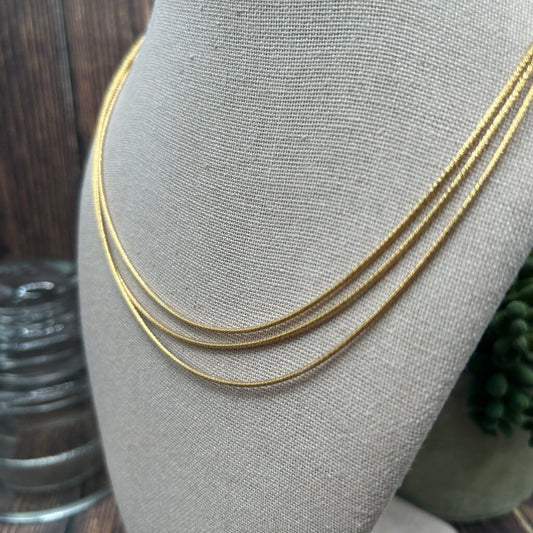18k Cable Collar Necklace