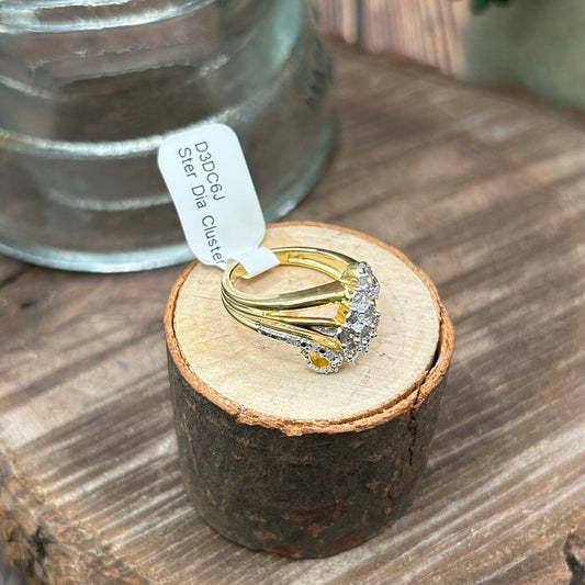 Diamond and Sterling Ring