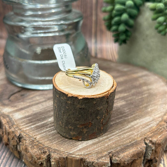 Diamond and Sterling Ring