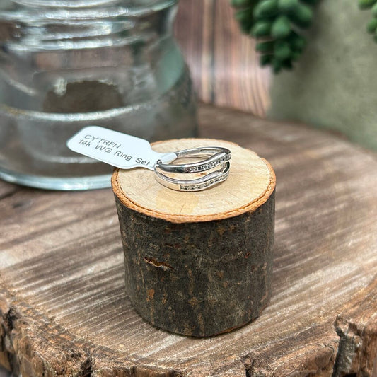 14k WG Ring Set