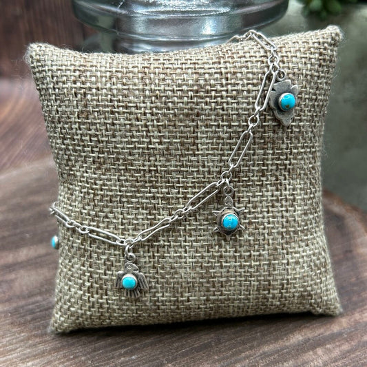 Sterling & Stone Charm Bracelet