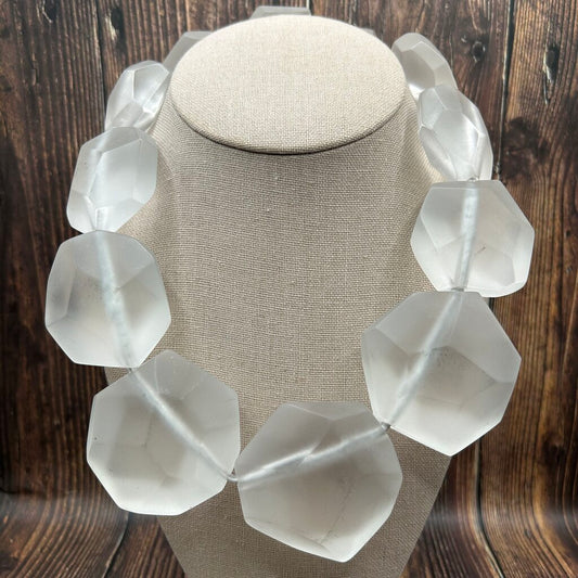 Monies Opaque Lucite Necklace