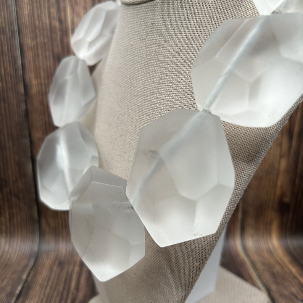 Monies Opaque Lucite Necklace