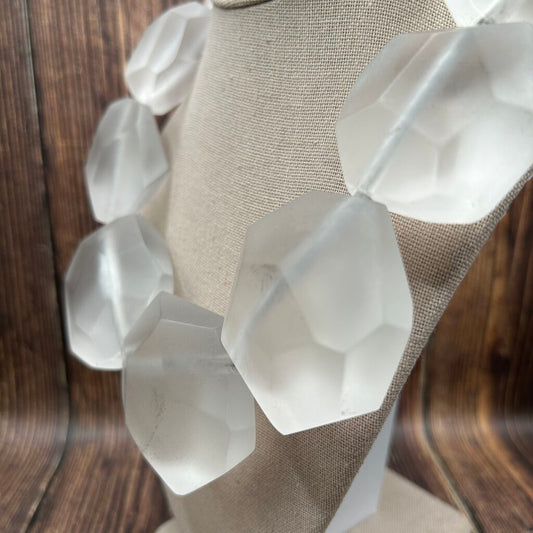 Monies Opaque Lucite Necklace