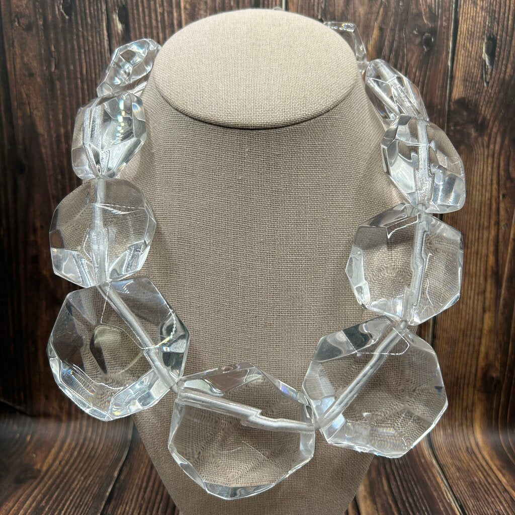 Monies Lucite Bead Necklace