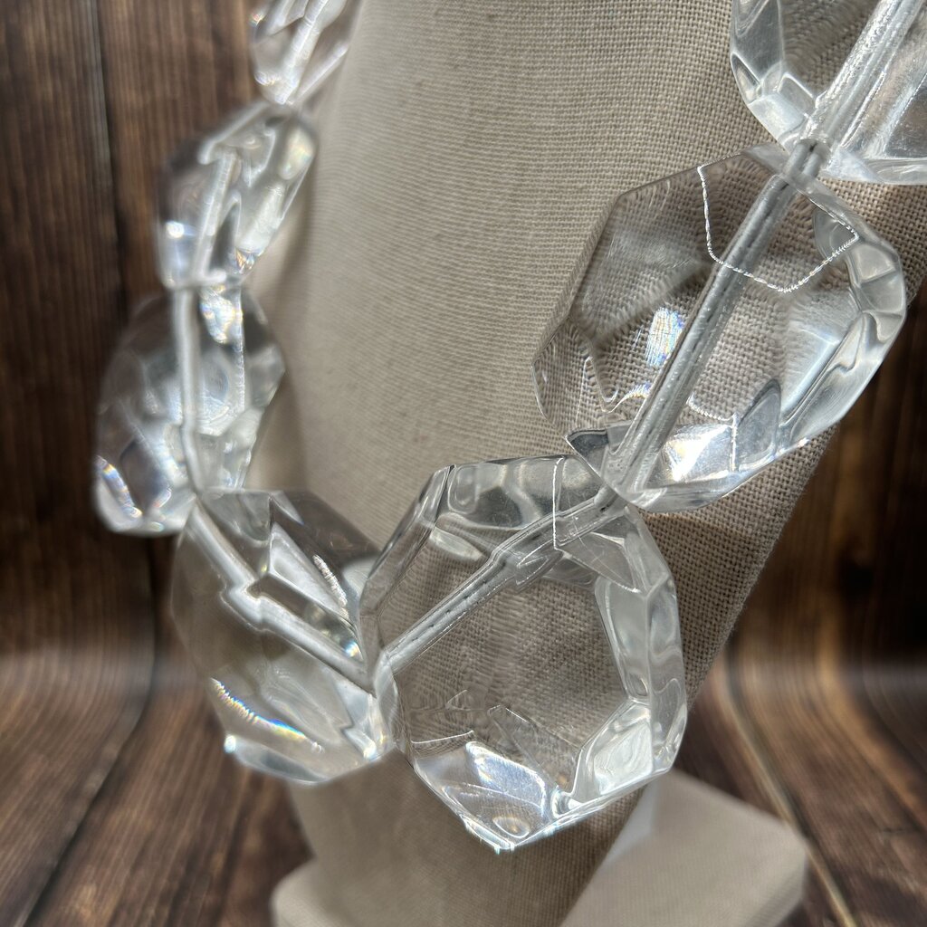 Monies Lucite Bead Necklace