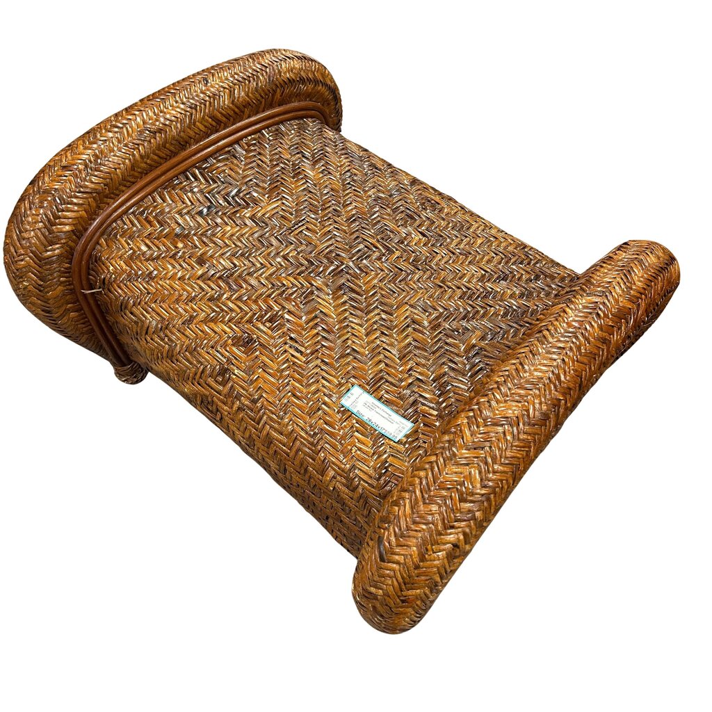 PB Wicker Footstool/Ottoman