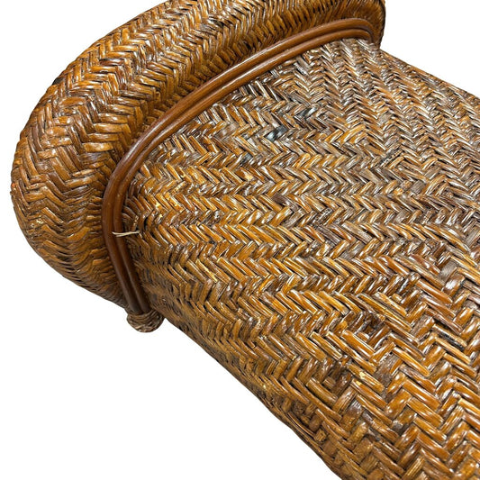 PB Wicker Footstool/Ottoman