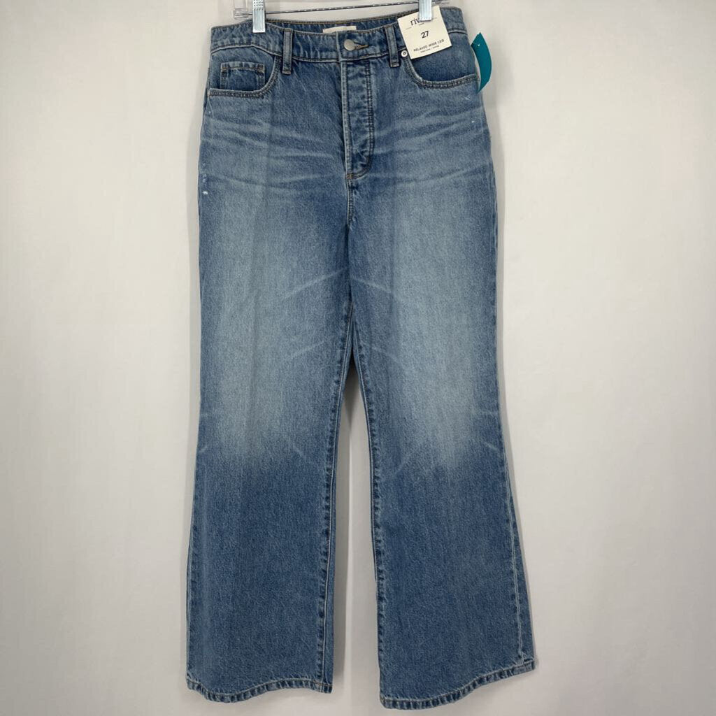 Rivete Button Fly Jeans