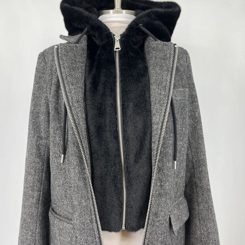 Avec Les Filles Wool Blend Coat