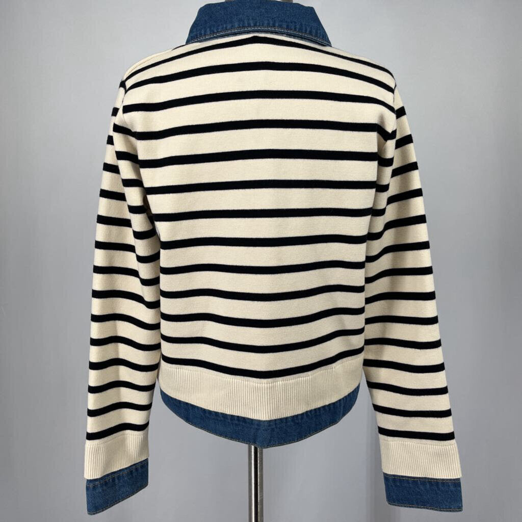 Entro Denim Trim Cardigan