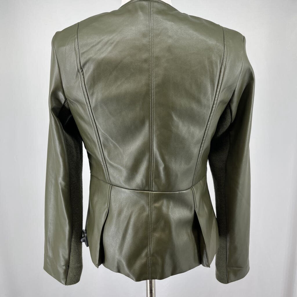 Tahari Faux Leather Jacket