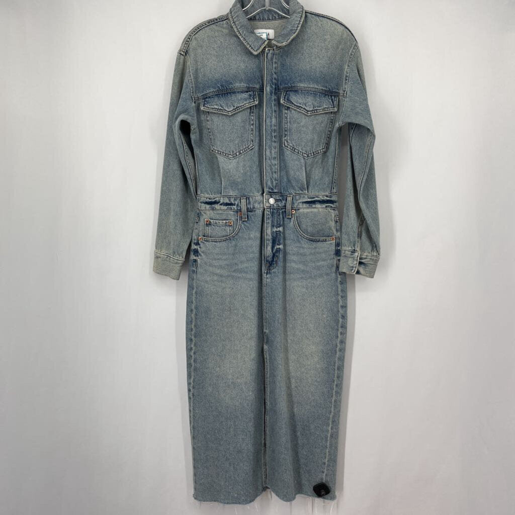 Pistola L/s Denim Midi Dress
