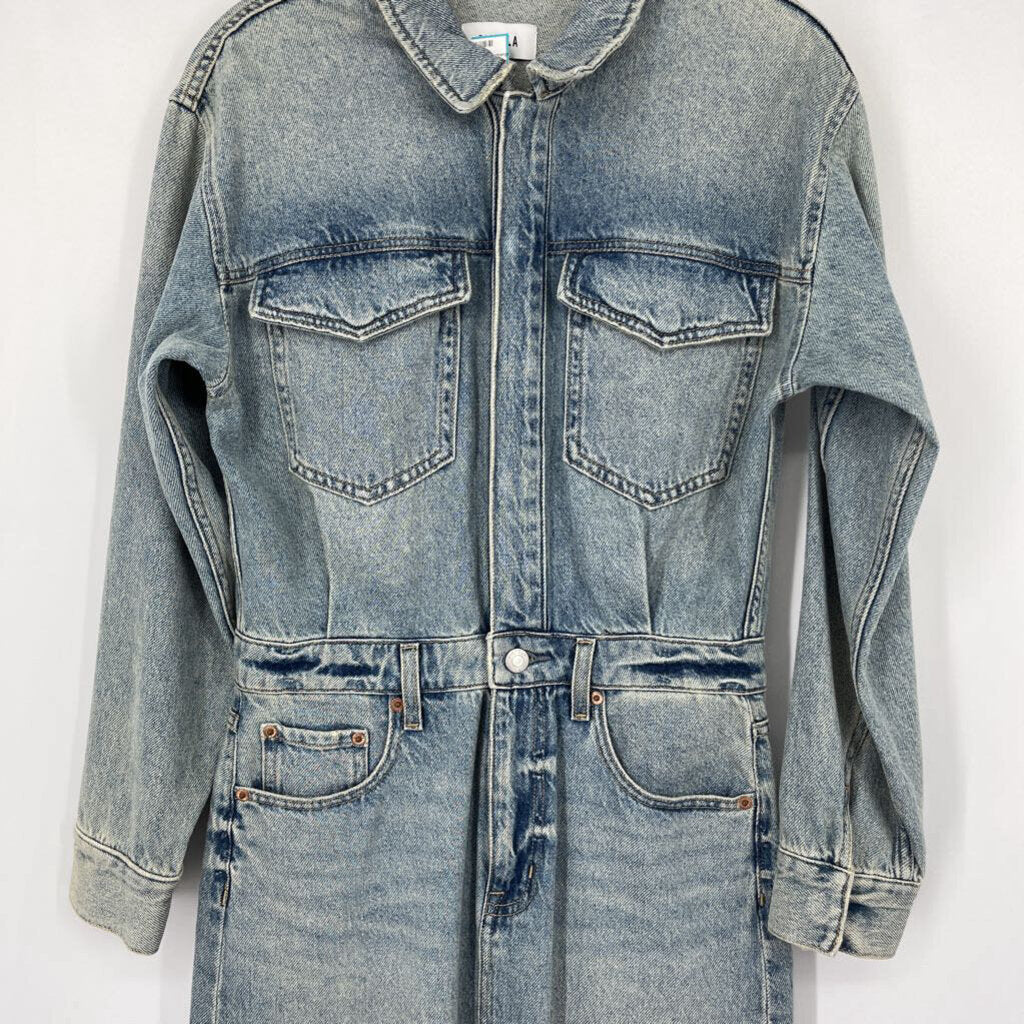 Pistola L/s Denim Midi Dress