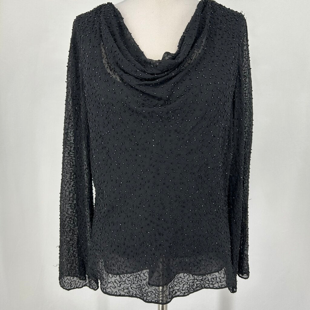 Talbots L/s Bead Shirt