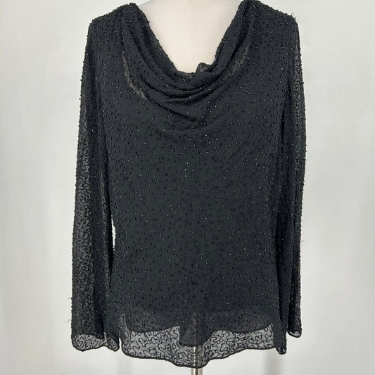 Talbots L/s Bead Shirt