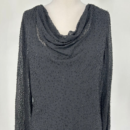 Talbots L/s Bead Shirt