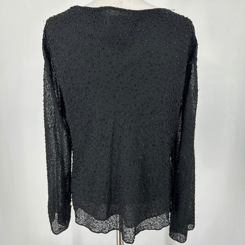 Talbots L/s Bead Shirt