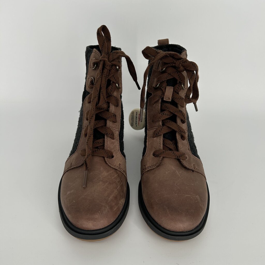 Sorel Lthr Flannel Boots