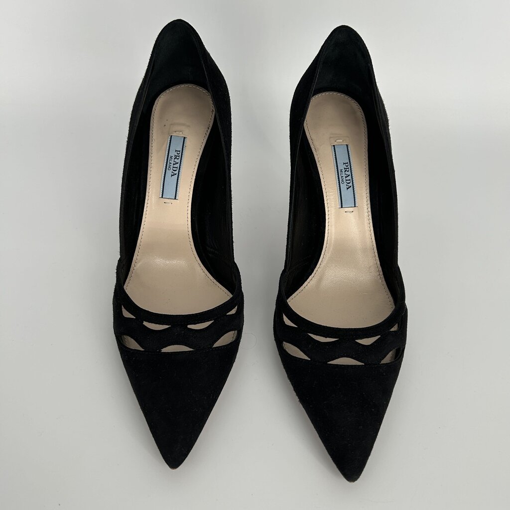 Prada Suede Heels