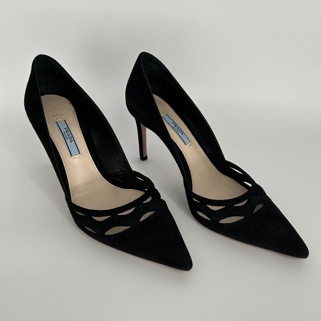 Prada Suede Heels