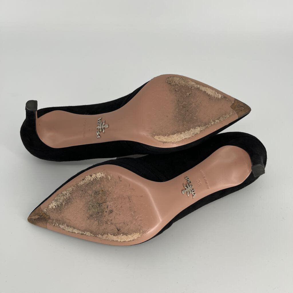 Prada Suede Heels