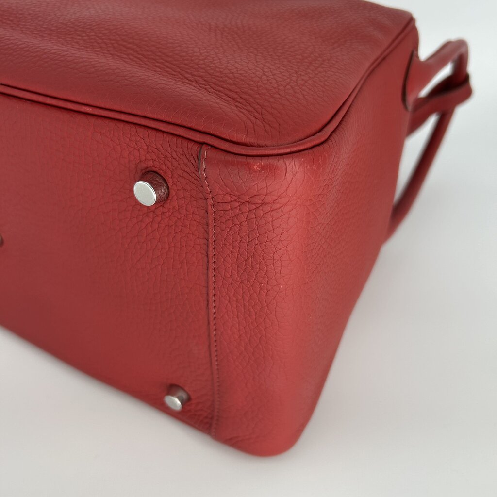 Hermes Lindy 30 Leather Handbag