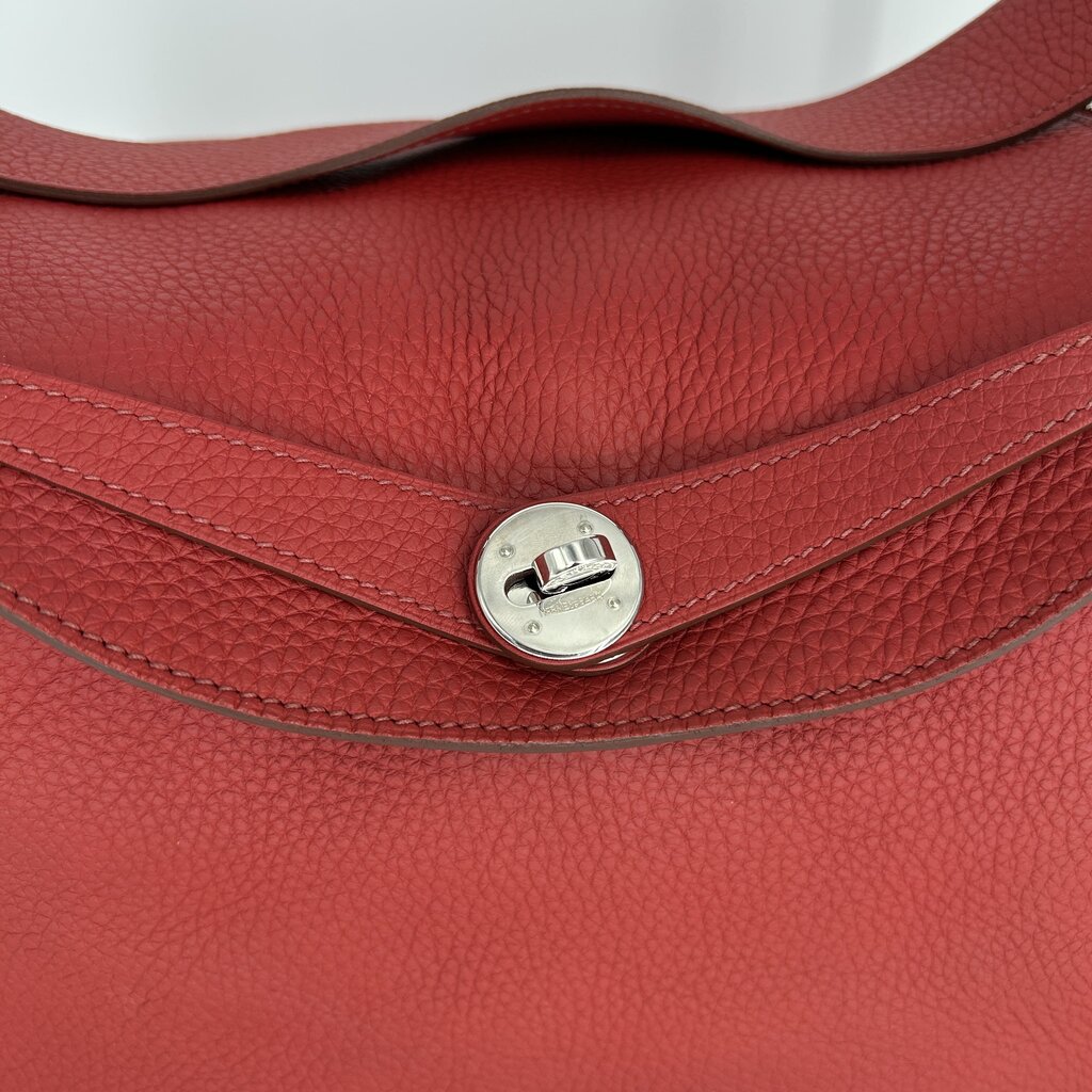 Hermes Lindy 30 Leather Handbag